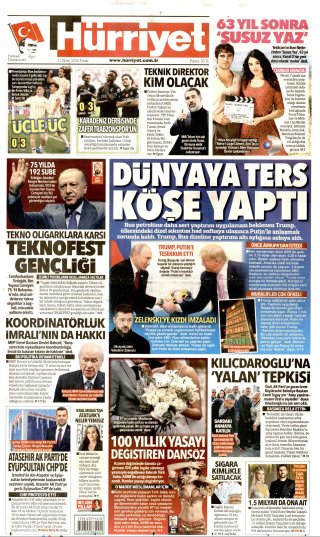 Hürriyet Gazetesi 11 Ekim 2026 Manşeti