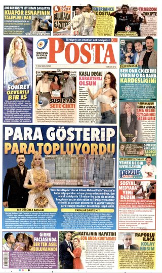 Posta Gazetesi 12 Ekim 2026 Manşeti