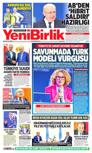 YeniBirlik Gazetesi 15 Ekim 2026 Manşeti