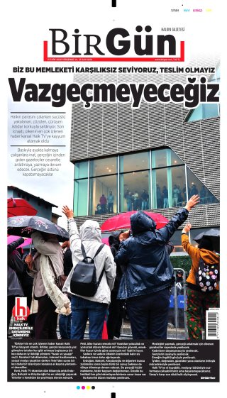 BirGün Gazetesi 16 Ekim 2026 Manşeti