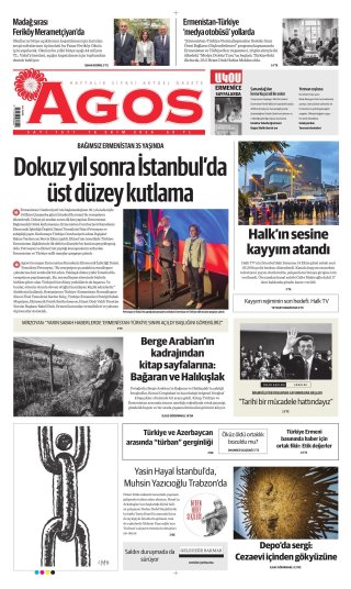 Agos Gazetesi 17 Ekim 2026 Manşeti