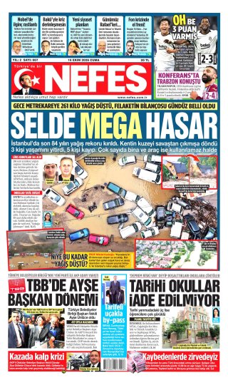 Nefes Gazetesi 17 Ekim 2026 Manşeti