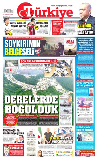 Türkiye Gazetesi 17 Ekim 2026 Manşeti