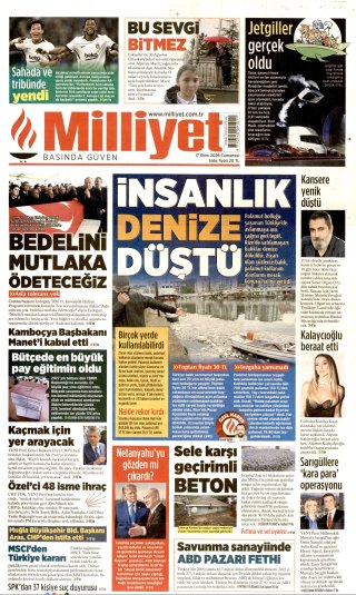 Milliyet Gazetesi 18 Ekim 2026 Manşeti