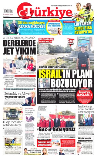 Türkiye Gazetesi 19 Ekim 2026 Manşeti