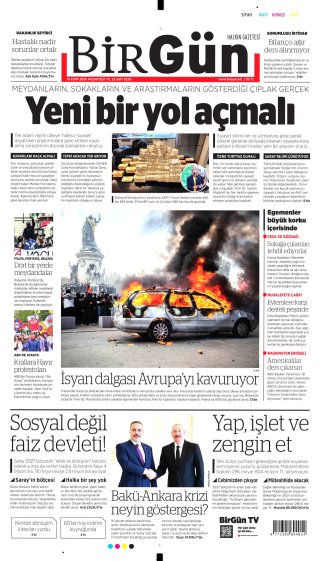 BirGün Gazetesi 20 Ekim 2026 Manşeti