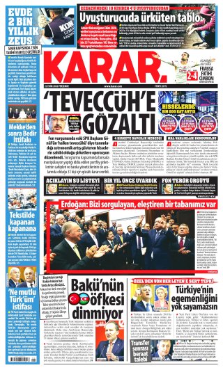 Karar Gazetesi 23 Ekim 2026 Manşeti