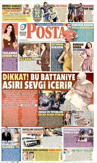 Posta Gazetesi 24 Ekim 2026 Manşeti