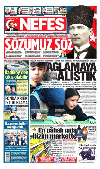 Nefes Gazetesi 26 Ekim 2026 Manşeti